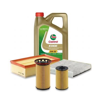 Kit revizie ulei Castrol EDGE 5W-30 LL + filtre Skoda Octavia 3 2.0 TDI 143 CP – MANN