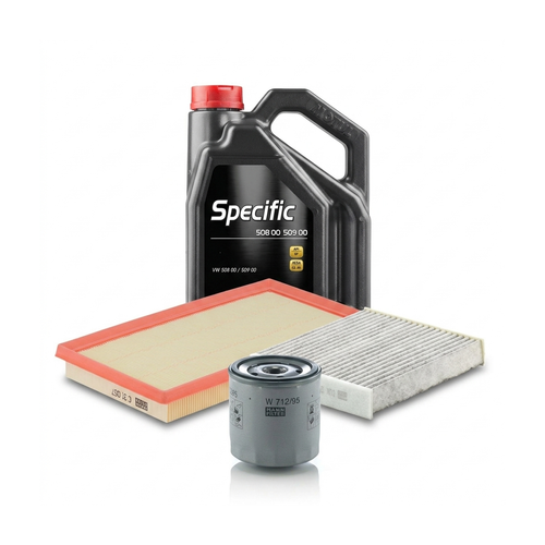 Kit revizie ulei Motul SPECIFIC 508 00 509 00 0W-20 + filtre VW Golf 8 1.5 eHybrid 204 CP – MANN