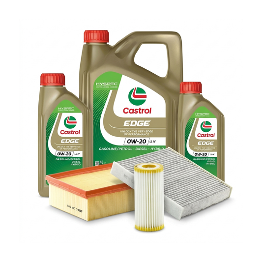 Kit revizie ulei Castrol EDGE 0W-20 LL IV + filtre Skoda Octavia 4 2.0 TSI 4x4 204 CP – MANN