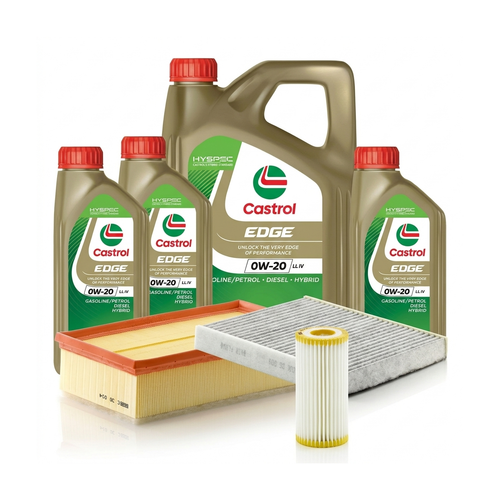 Kit revizie ulei Castrol EDGE 0W-20 LL IV + filtre VW Golf 8 2.0 GTI 50 325 CP – MANN