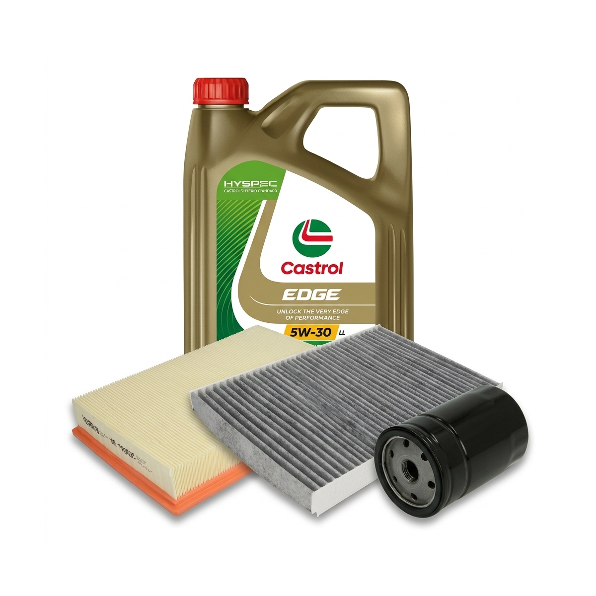Kit revizie ulei Castrol EDGE 5W-30 LL + filtre VW Golf 4 1.6 100 CP – PURRO