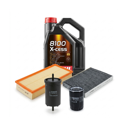 Kit revizie ulei Motul 8100 X-CESS 5W-40 + filtre VW Golf 4 1.8 125 CP – Bosch