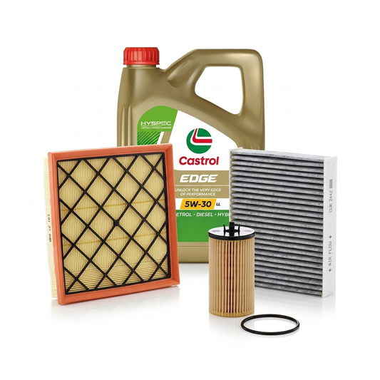 Kit revizie ulei Castrol EDGE 5W-30 LL + filtre Opel Astra J 1.4 Turbo 120 CP – MANN