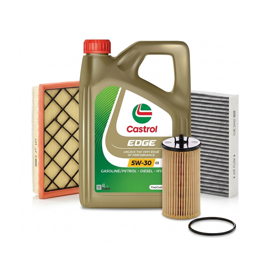 Kit revizie ulei Castrol EDGE 5W-30 C3 + filtre Opel Astra J 1.4 Turbo 120 CP – MANN
