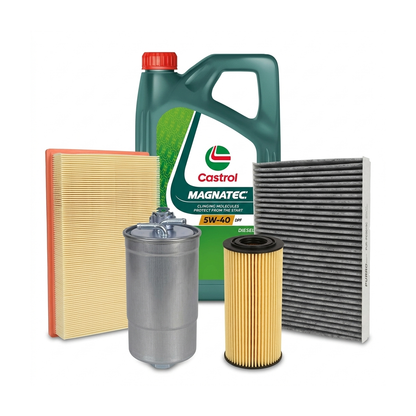 Kit revizie ulei Castrol MAGNATEC 5W-40 DPF + filtre VW Golf 4 1.9 TDI 4motion 90 CP – PURRO