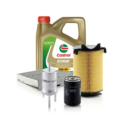 Kit revizie ulei Castrol EDGE 5W-30 LL + filtre VW Jetta 4 2.0 115 CP – MANN