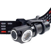 LANTERNA FRONTALA PNI ADVENTURE F75, LED 6W, 600 LM, CU ACUMULATOR SI INCARCATOR MAGNETIC, SUPORT PENTRU CAP