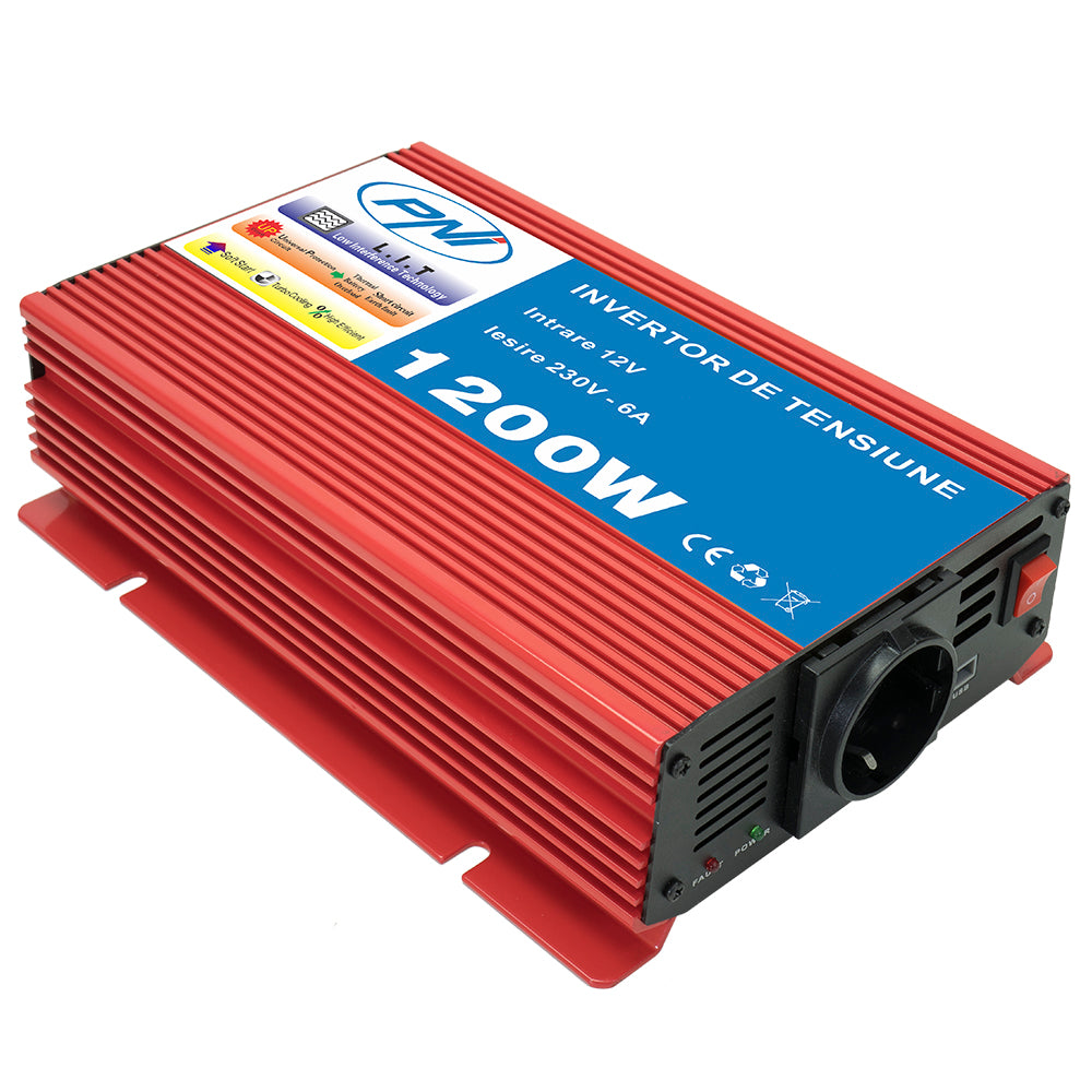 PNI L1200W FESZÜLTSÉGVÁLTÓ 12 V-OS TÁPELLÉK 230 V-OS KIMENET