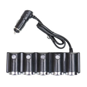 INCARCATOR AUTO PNI LIGHTER 04 CU 4 IESIRI BRICHETA 12V/24V SI 2 IESIRI USB (1A), INDICATOR LED