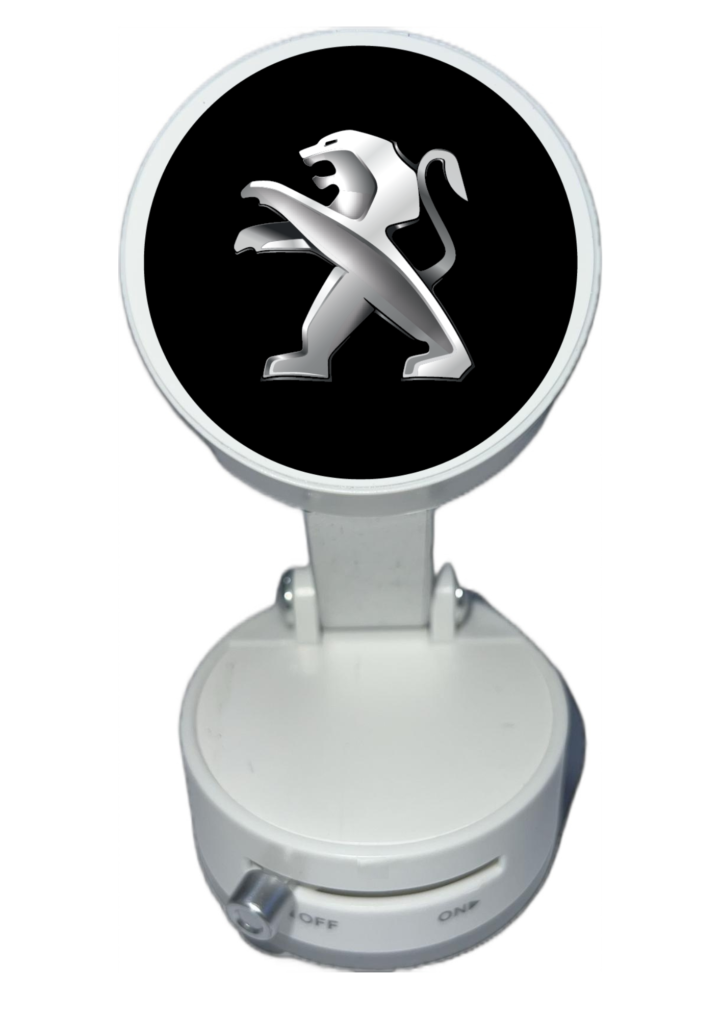 Suport Magnetic ALB cu Ventuza si Brat Reglabil Pentru PEUGEOT