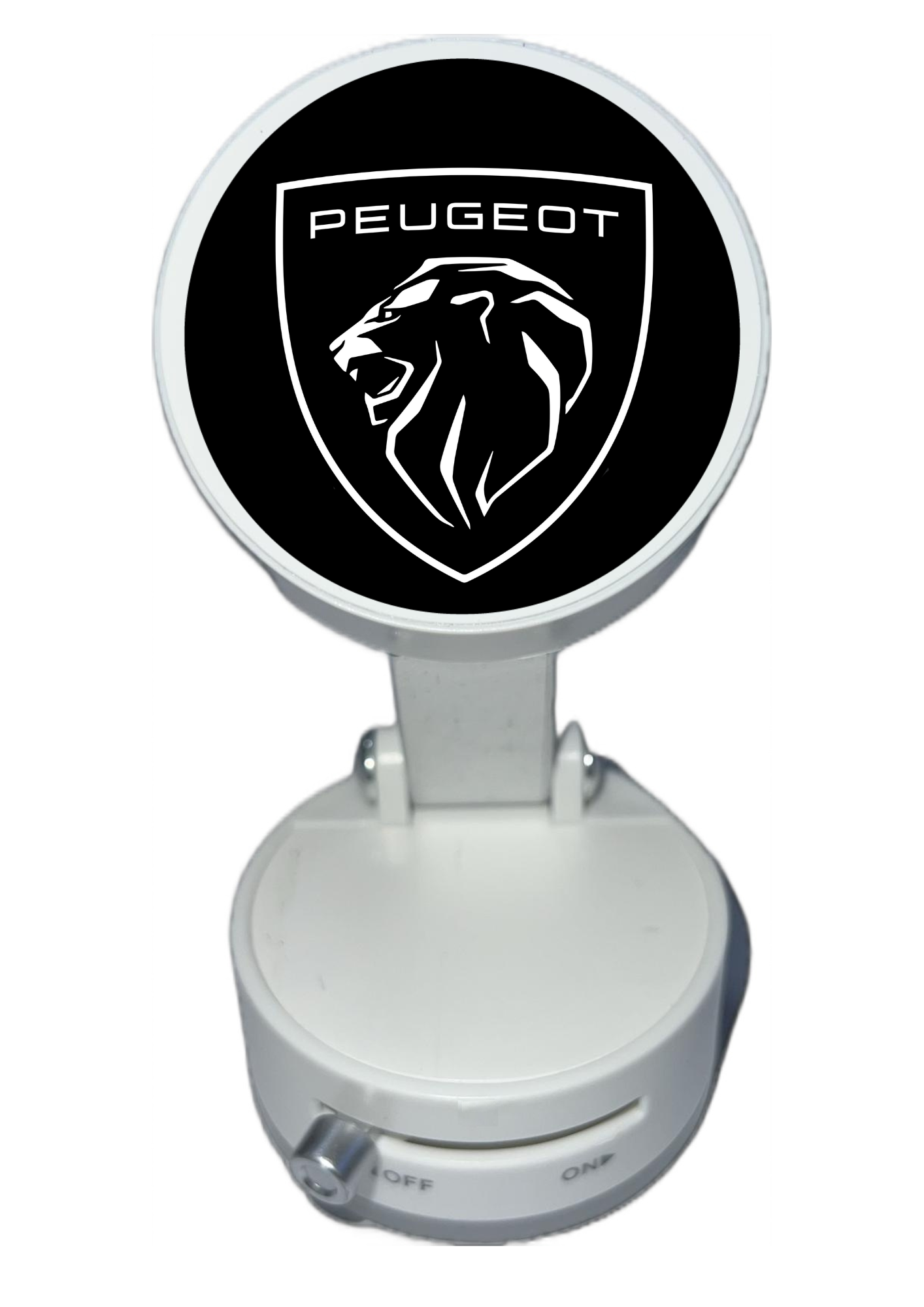 Suport Magnetic ALB cu Ventuza si Brat Reglabil Pentru PEUGEOT NOU