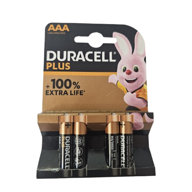 Set 4 baterii R3 Duracell PLUS