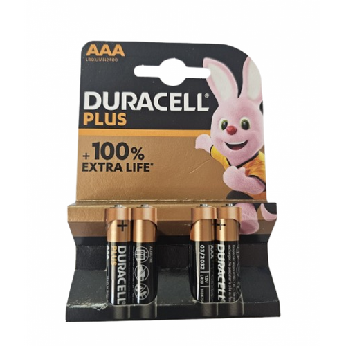 Set 4 baterii R3 Duracell PLUS
