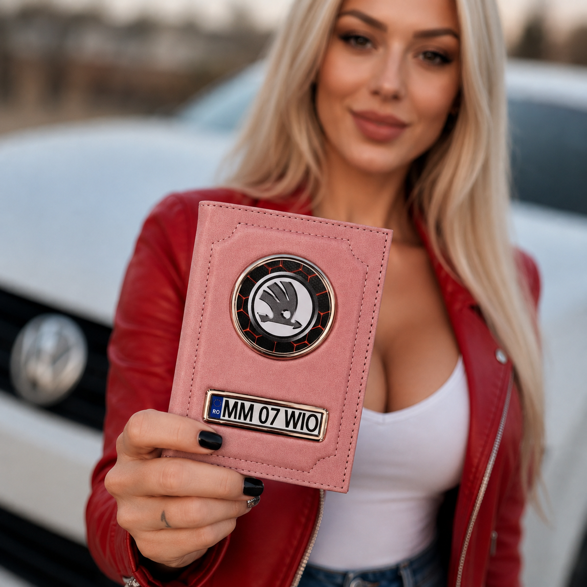 Portofel acte AUTO sigla si numar inmatriculare
