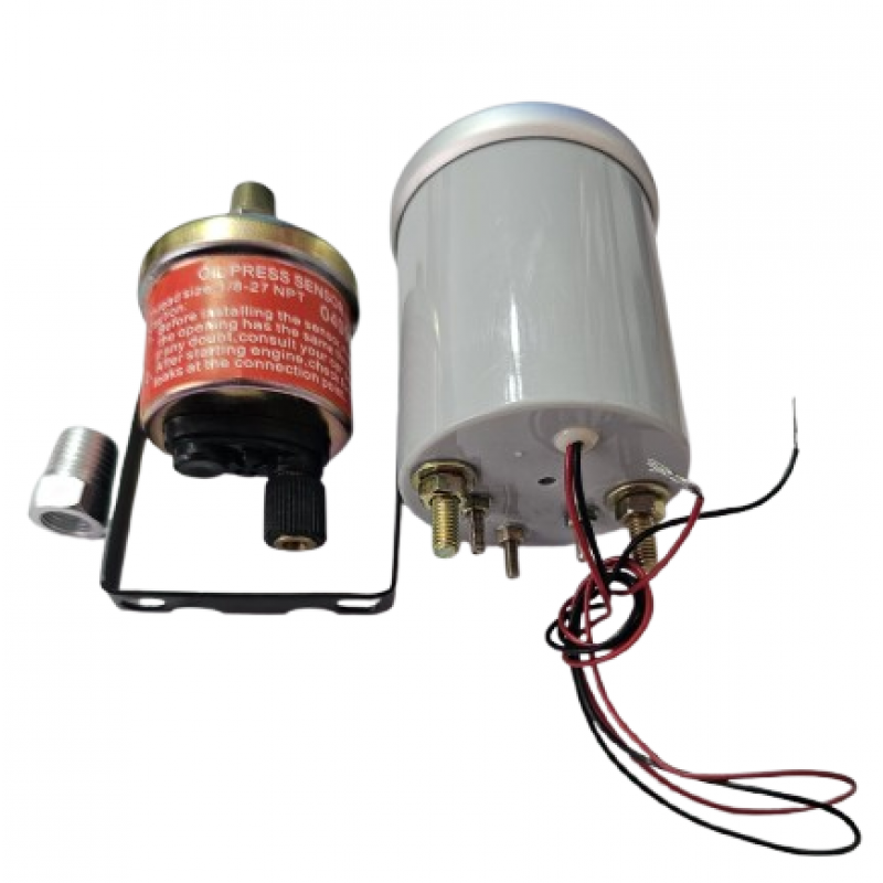 Manometru presiune ulei cu lumina 12V, 52 MM, OGLINDA