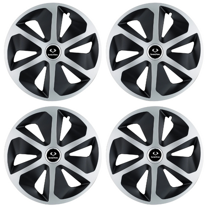 Set 4 capace roti Roco Gri-Negru R17 pentru gama auto SsangYoung