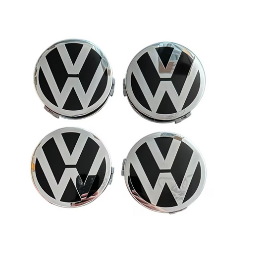 Set 4 capace jante Aliaj Volkswagen pentru jante Mercedes exterior: 75mm, interior: 69mm
