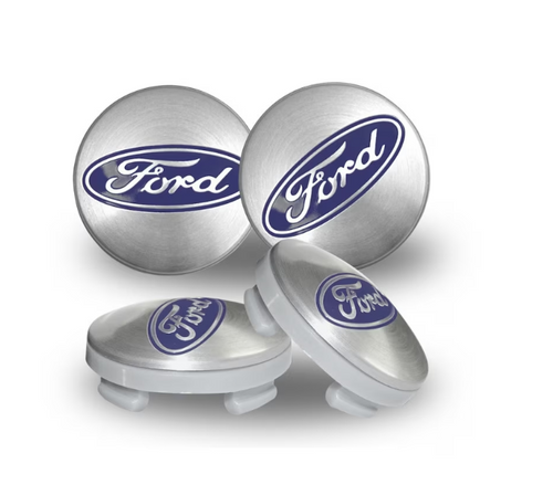 Комплект 4 броя капачки за джанти Ford 54 мм, сиви