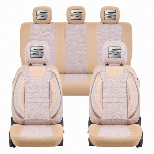 Set Huse Scaune Universale City BEJ, Personalizate cu Seat Logo.