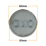 Set 4 Capace Janta Aliaj AUDI 60MM GRI