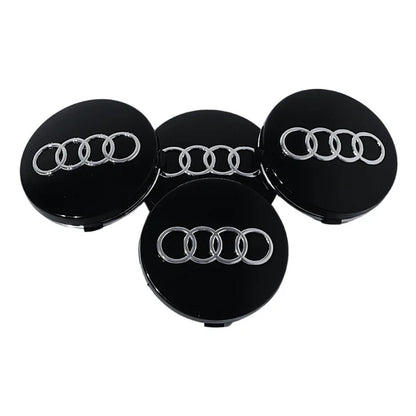 Set 4 Capace Janta Aliaj AUDI 60MM NEGRU