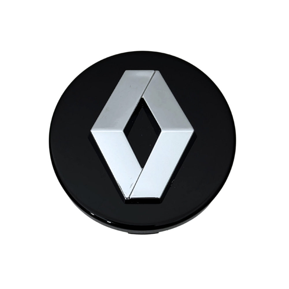 Set 4 Capace Jante Renault – 60mm, Negru