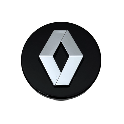 Set 4 Capace Jante Renault – 60mm, Negru