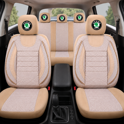 Set Huse Scaune Universale City BEJ, Personalizate cu Skoda.