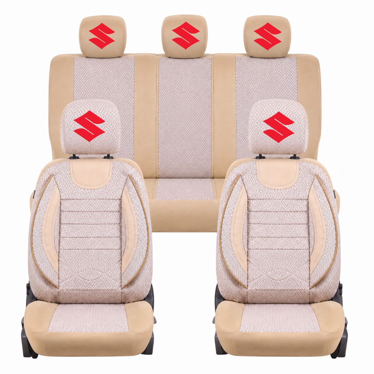 Set Huse Scaune Universale City BEJ, Personalizate cu Suzuki.