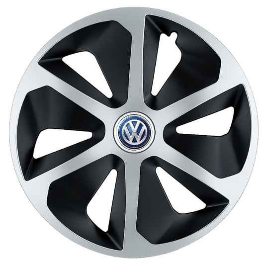 Set 4 capace roti Roco Gri-Negru R17 pentru gama auto Volkswagen