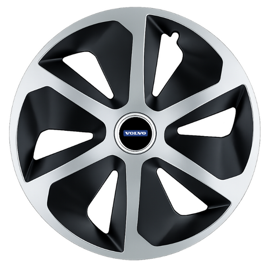 Set 4 capace roti Roco Gri-Negru R14 Compatibil Cu Volvo