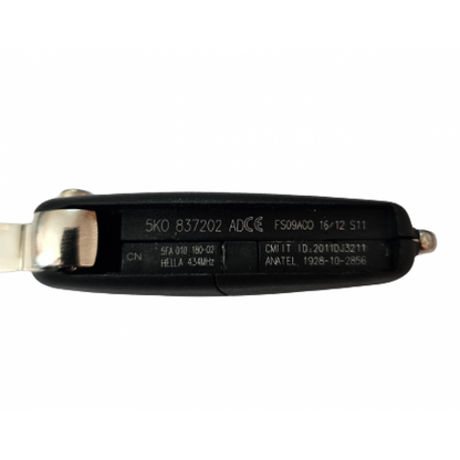 Carcasa cheie after market , compatibila cu VW Golf 6 3but , Fara Logo