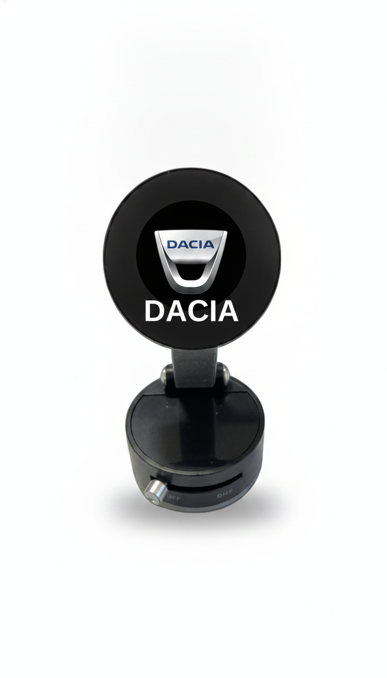 Suport Magnetic Negru cu Ventuza si Brat Reglabil Pentru Dacia