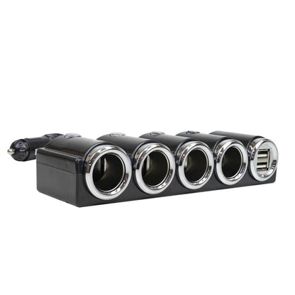 INCARCATOR AUTO PNI LIGHTER 04 CU 4 IESIRI BRICHETA 12V/24V SI 2 IESIRI USB (1A), INDICATOR LED