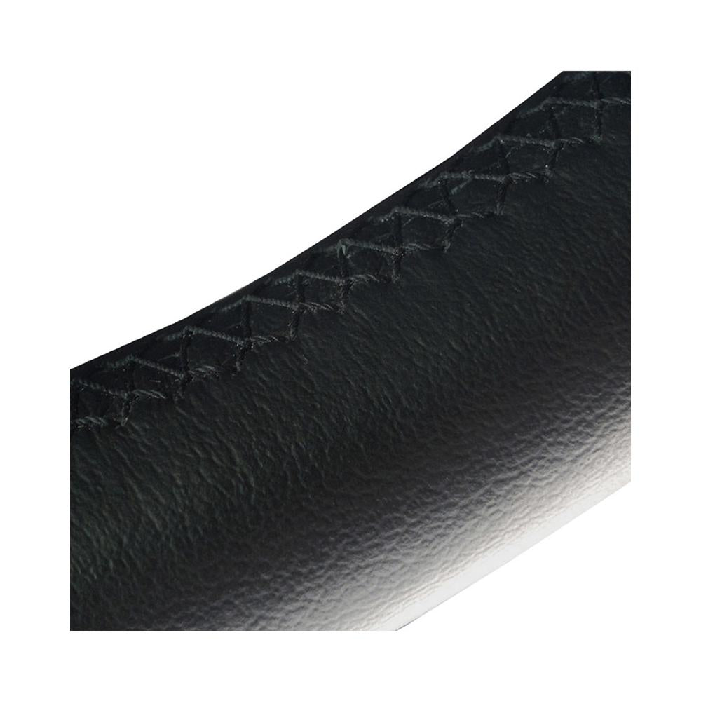 HUSA VOLAN CU SNUR PIELE NATURALA NEGRU 42-43 cm