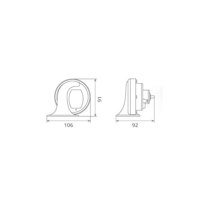 CLAXON ELECTROMAGNETIC 12V 6A TON JOS
