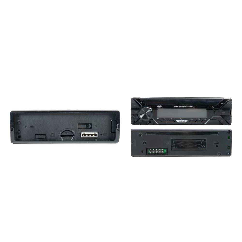 RADIO MP3 PLAYER AUTO PNI CLEMENTINE 8550BT, FATA DETASABILA, 4X45W, 12V, 1 DIN, CU SD, USB, AUX, RCA