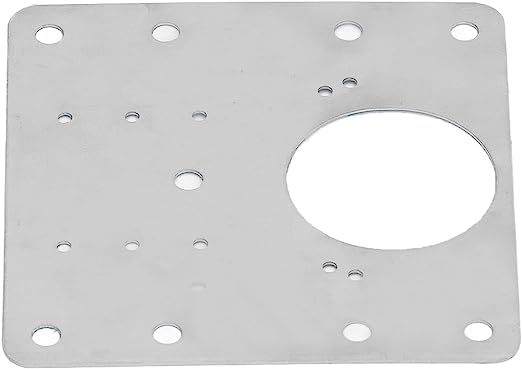 Kit reparatie balama, pentru mobila, Zola®, din otel inoxidabil, 9x9 cm