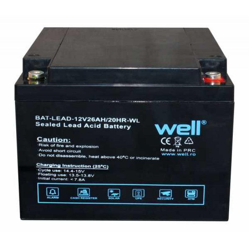 Acumulator 12V 26AH, Well