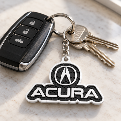 Breloc auto Acura cu lanț și inel