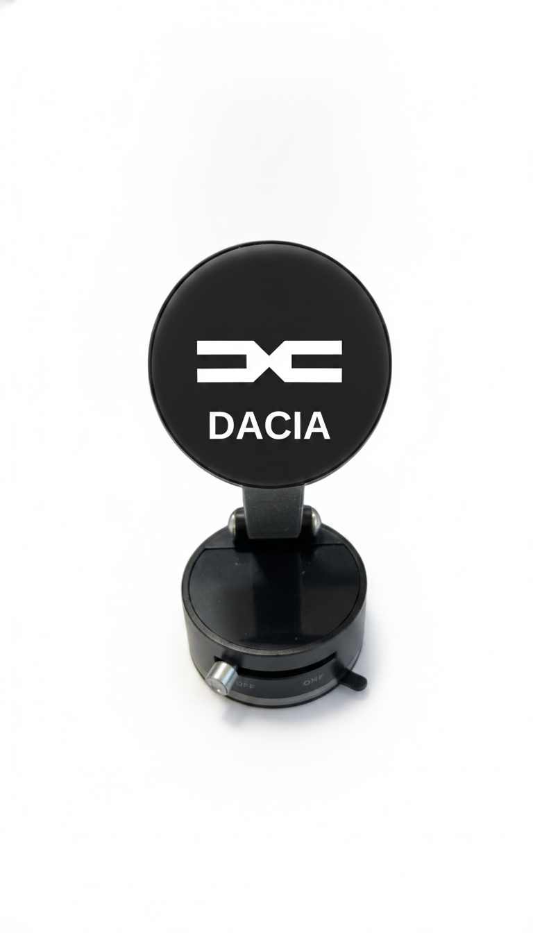 Suport Magnetic Negru cu Ventuza si Brat Reglabil Pentru Dacia Nou