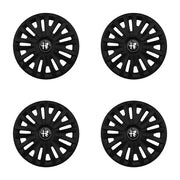 Set 4 capace roti potrivite jantelor de 14 inch compatibile ALFA ROMEO, Model - 217 Black