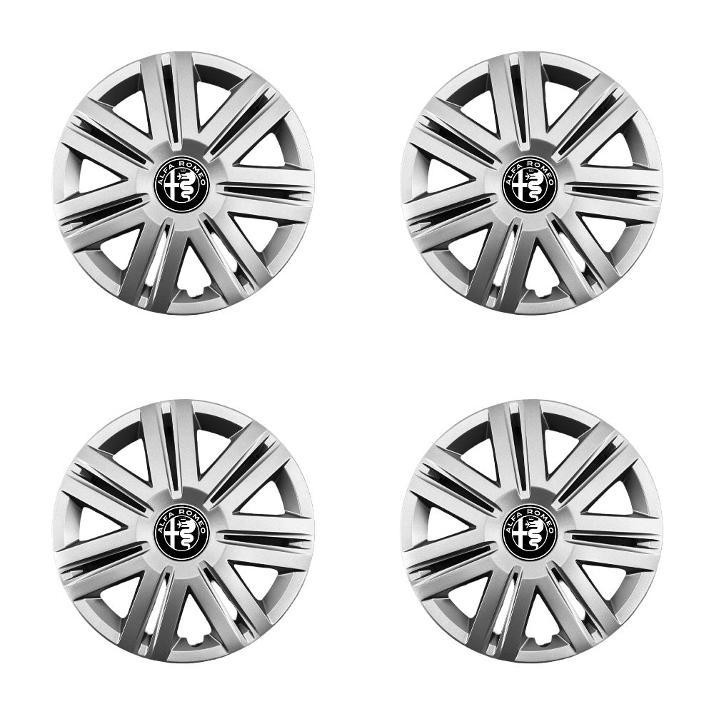 Set 4 capace roti potrivite jantelor de 14 inch compatibile Alfa Romeo, Model - 203