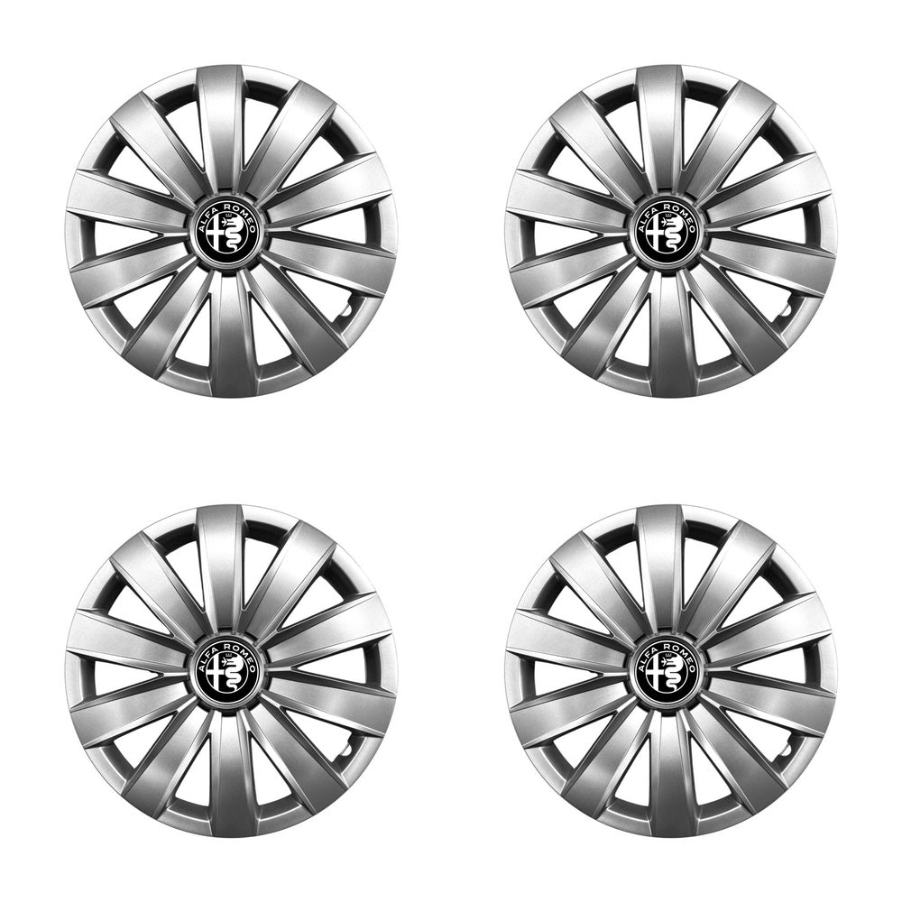 Set 4 capace roti 16 inchi (R16) compatibile Alfa Romeo, Model - 421