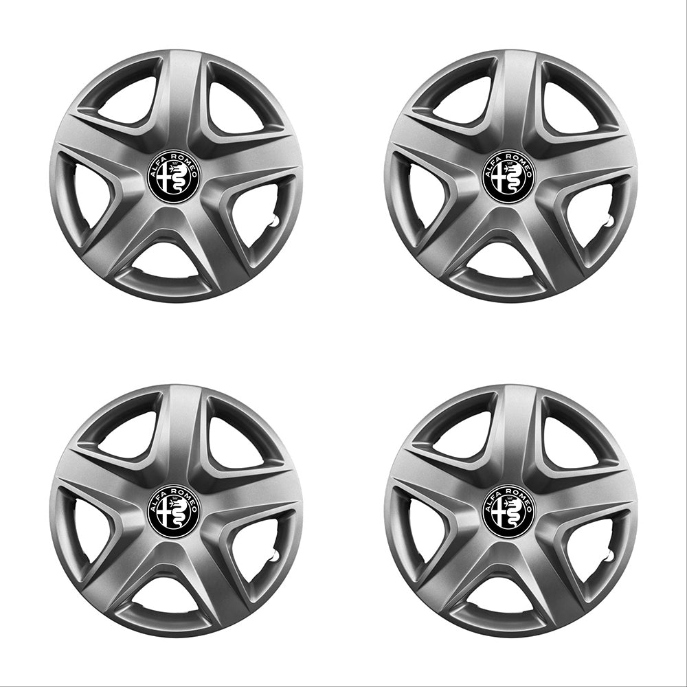 Set 4 capace roti potrivite jantelor de 14 inch compatibile ALFA ROMEO 147,156,159,166,GT,Brera,Model-202