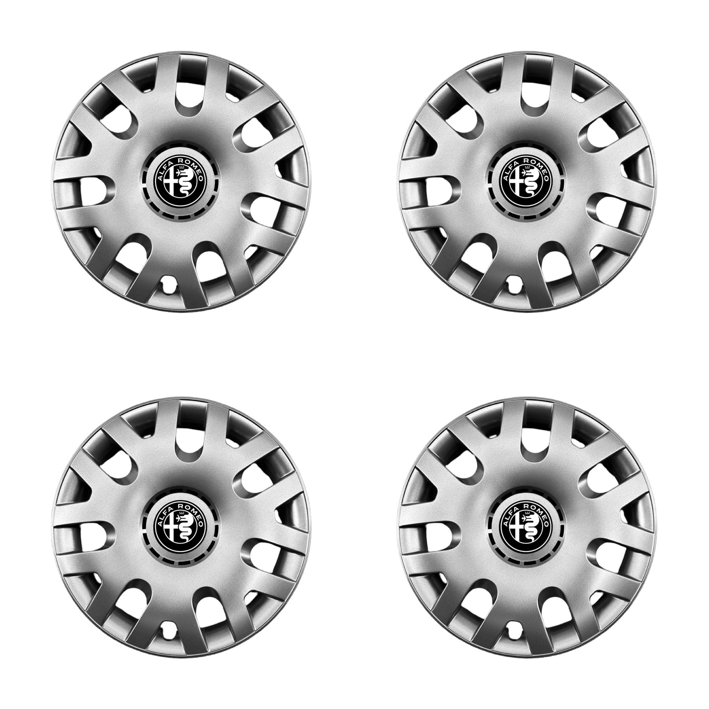 Set 4 capace roti potrivite jantelor de 14 inch compatibile Alfa Romeo, Model - 204