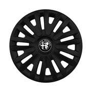 Set 4 capace roti potrivite jantelor de 15 inch compatibile ALFA ROMEO, Model - 313 Black