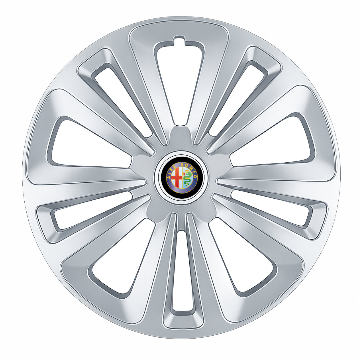Set 4 Capace Roti Terra Gri R15 pentru Alfa Romeo