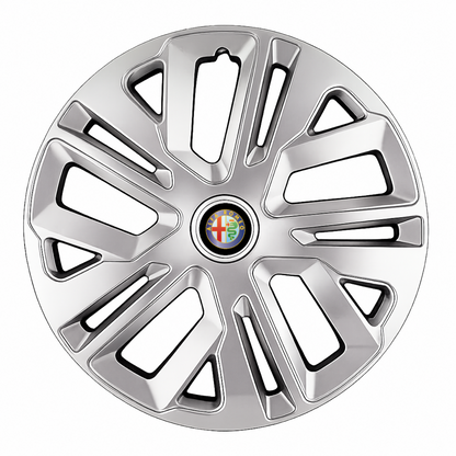 Set 4 Capace Roti 14 inchi (R14) Raven Gri, Compatibile Cu Alfa Romeo