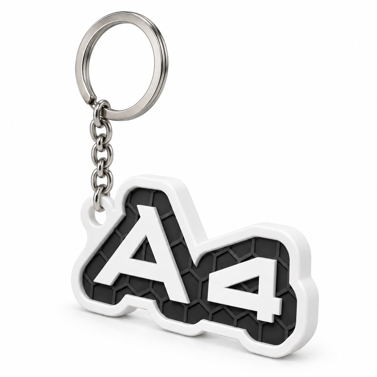 Breloc auto Audi A4 cu lanț și inel
